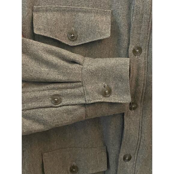 vtg IN4MATION Wool Shirt Jacket m large - Picture 6 of 13